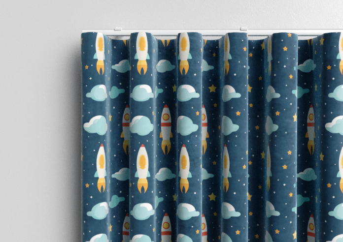 Blast Off, Spacebound - Made to Measure Curtains - Image 13